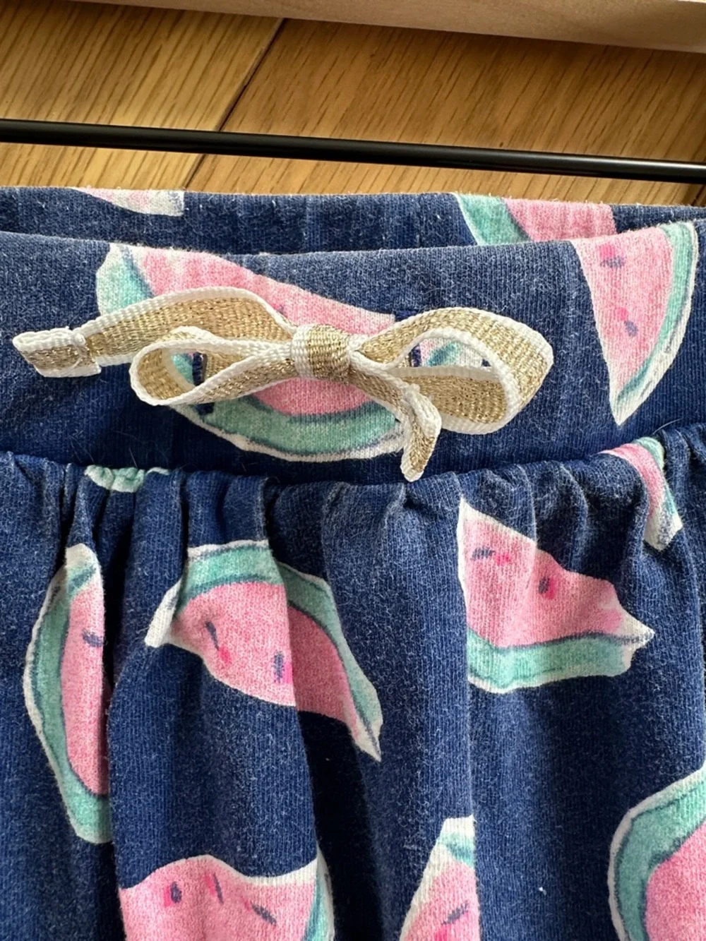 OshKosh B'gosh Navy Skirt with Pink & Watermelon Print